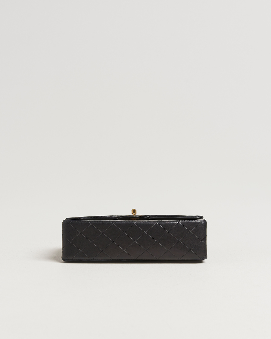 Men | Gifts for Her | Chanel Pre-Owned | Classic Double Flap Medium Lambskin Black