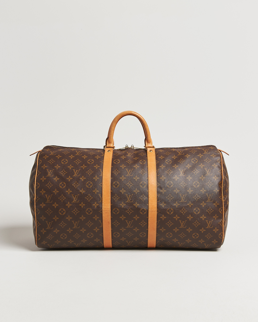 Men | Pre-Owned & Vintage Bags | Louis Vuitton Pre-Owned | Keepall 55 Monogram