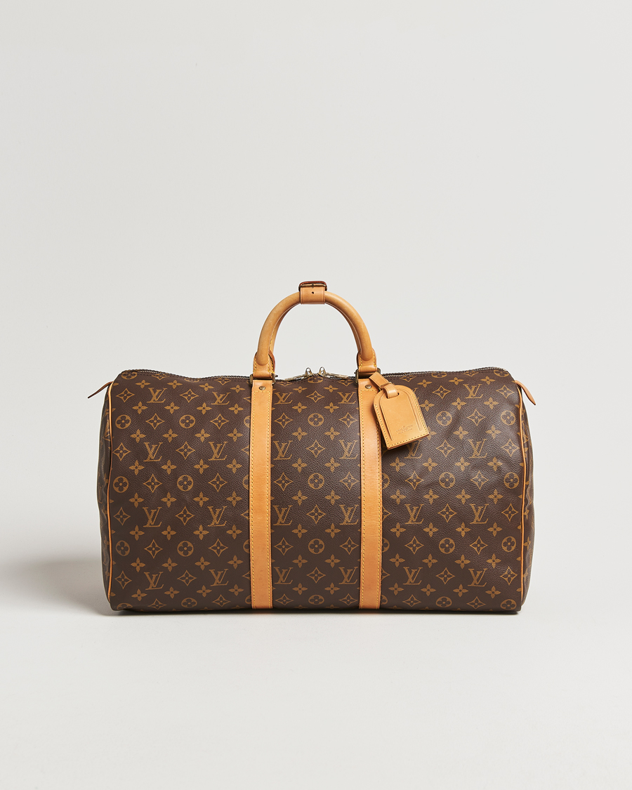 Men | Pre-Owned & Vintage Bags | Louis Vuitton Pre-Owned | Keepall 50 Monogram
