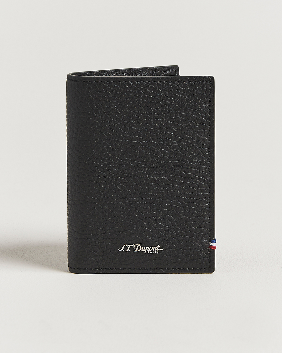 Men | Wallets | S.T. Dupont | Neo Capsule Credit Card Wallet Black Grained