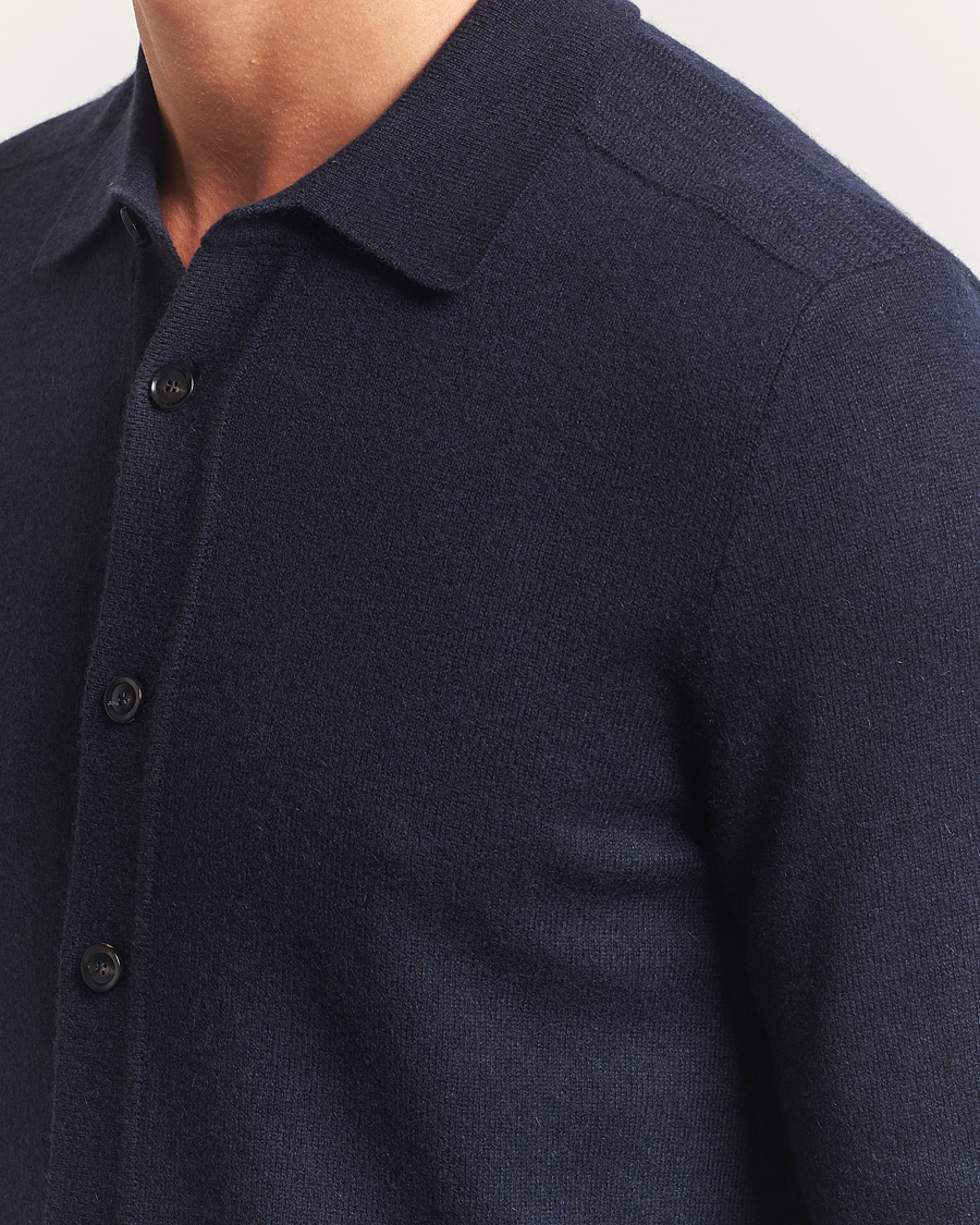 Men | Sweaters & Knitwear | Brioni | Cashmere Shirt Cardigan Navy