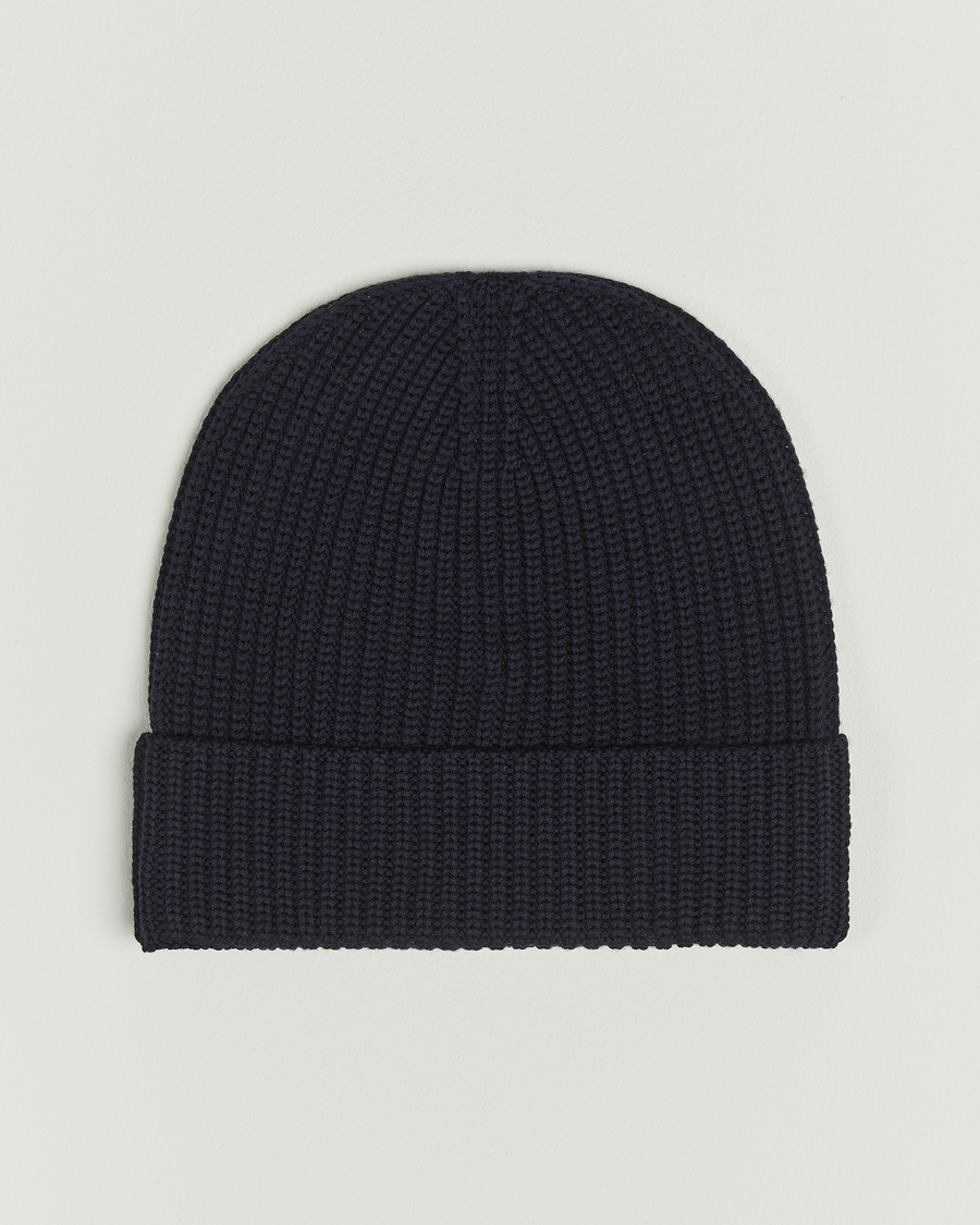 Men | Beanies | Brioni | Rib Wool Beanie Navy