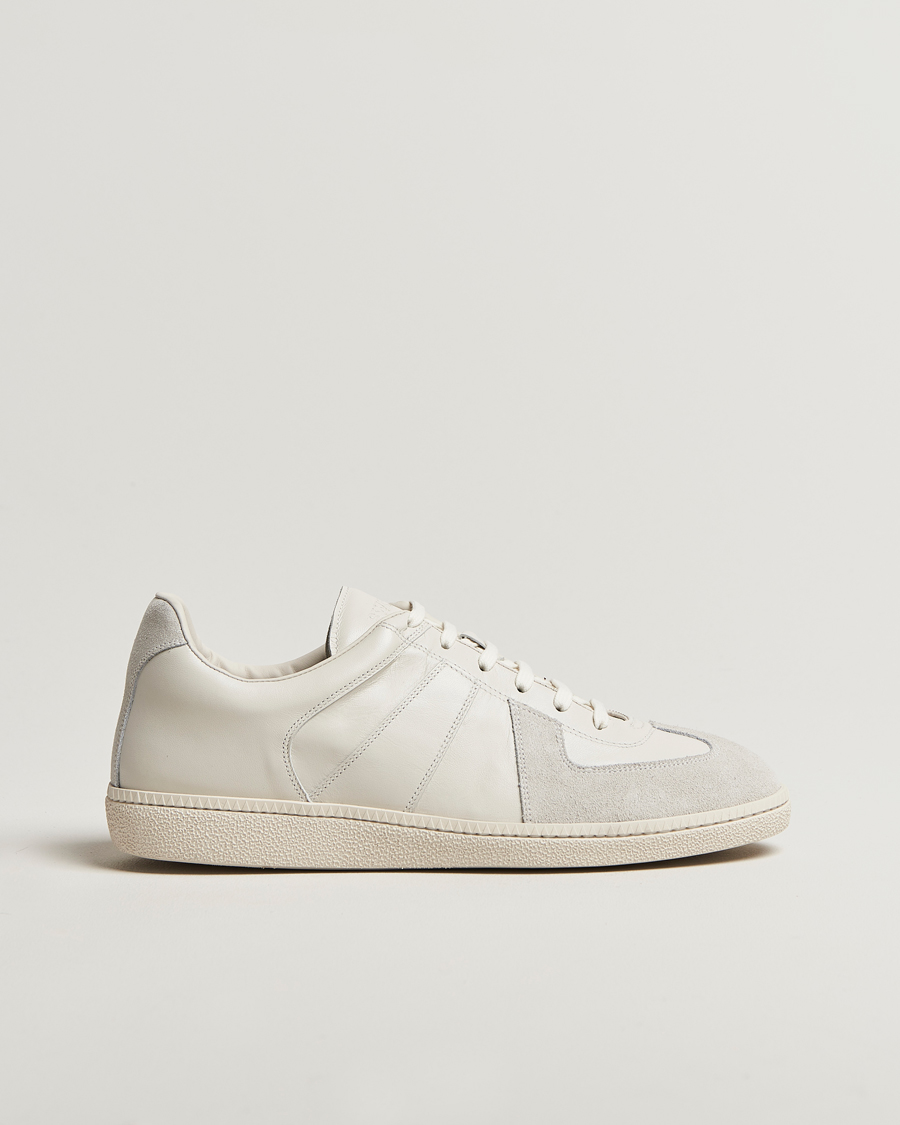 Men | Sneakers | Sweyd | Nappa/Suede Army Trainer White