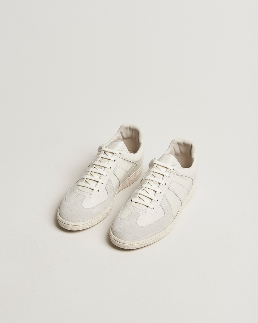 Men | Sneakers | Sweyd | Nappa/Suede Army Trainer White