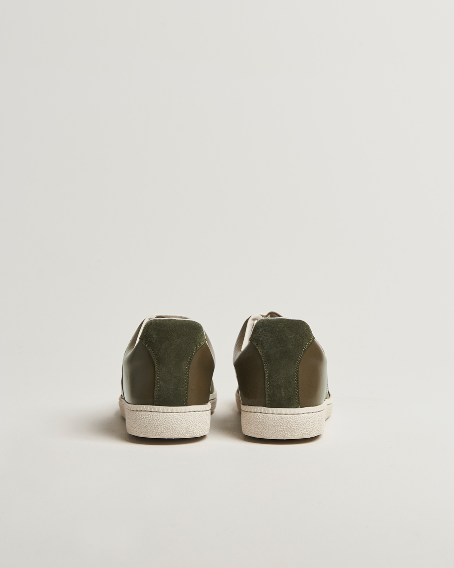 Men | Sneakers | Sweyd | Nappa/Suede Army Trainer Green