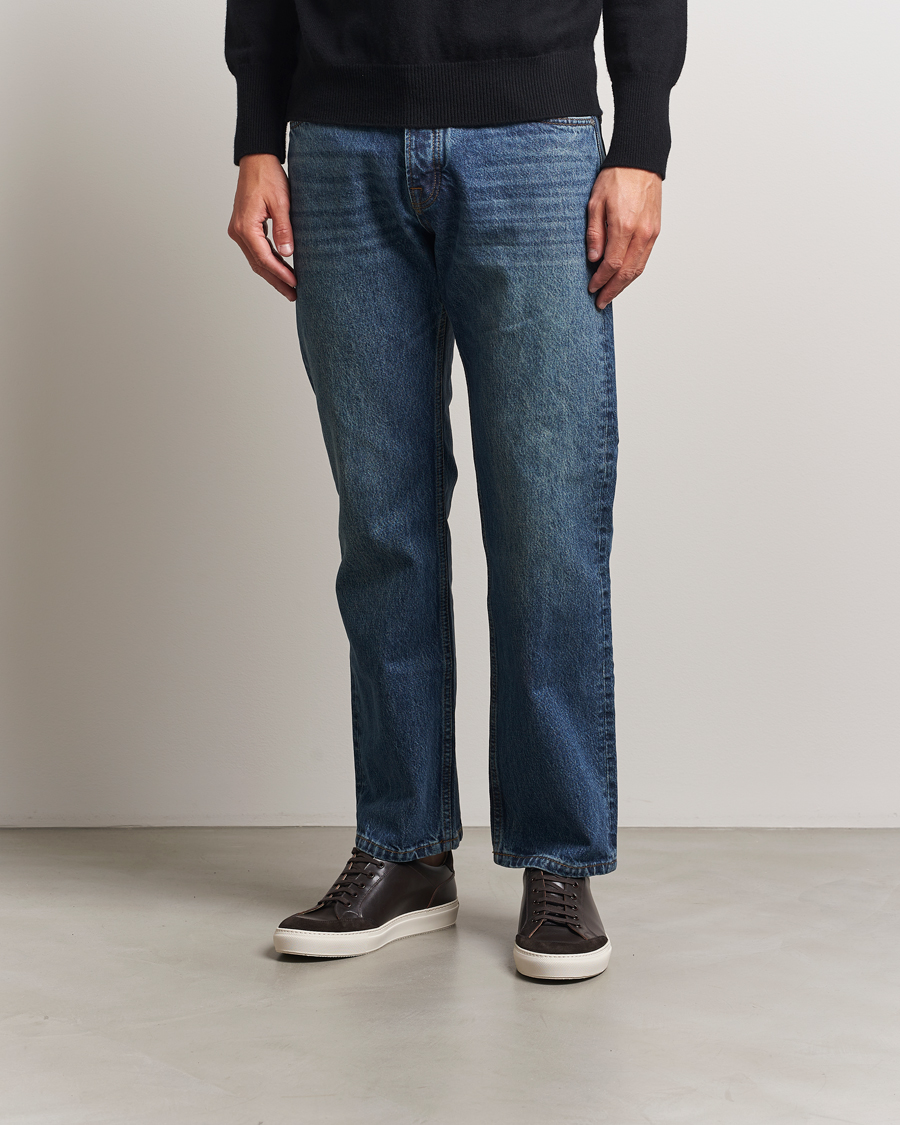 Men | Sneakers | Sweyd | Center Leather/Suede Sneakers Dark Brown