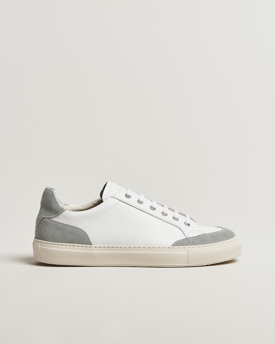 Men | Sneakers | Sweyd | Center Leather/Suede Sneakers White