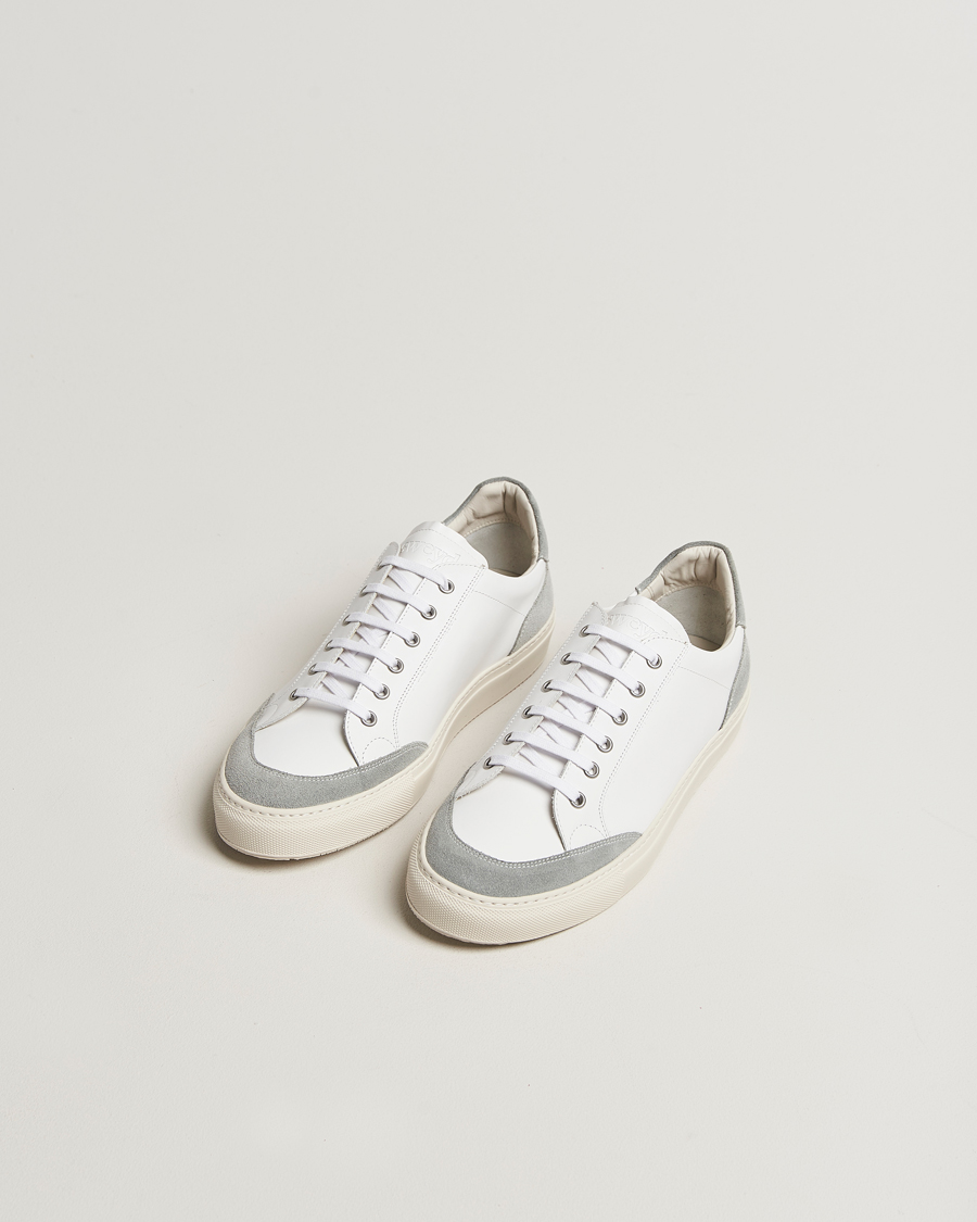 Men | Sneakers | Sweyd | Center Leather/Suede Sneakers White