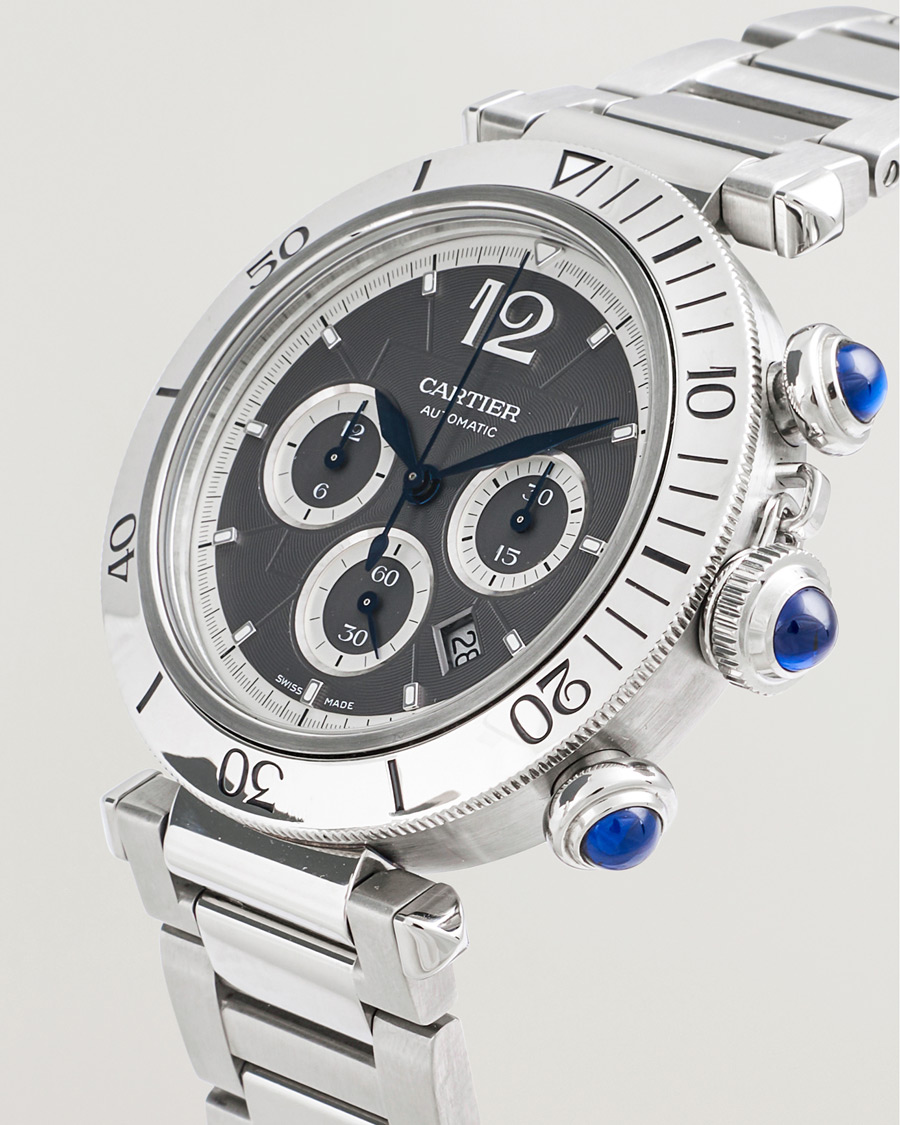 Men | Cartier Pre-Owned Pasha Chronograph | Cartier Pre-Owned | Pasha Chronograph
