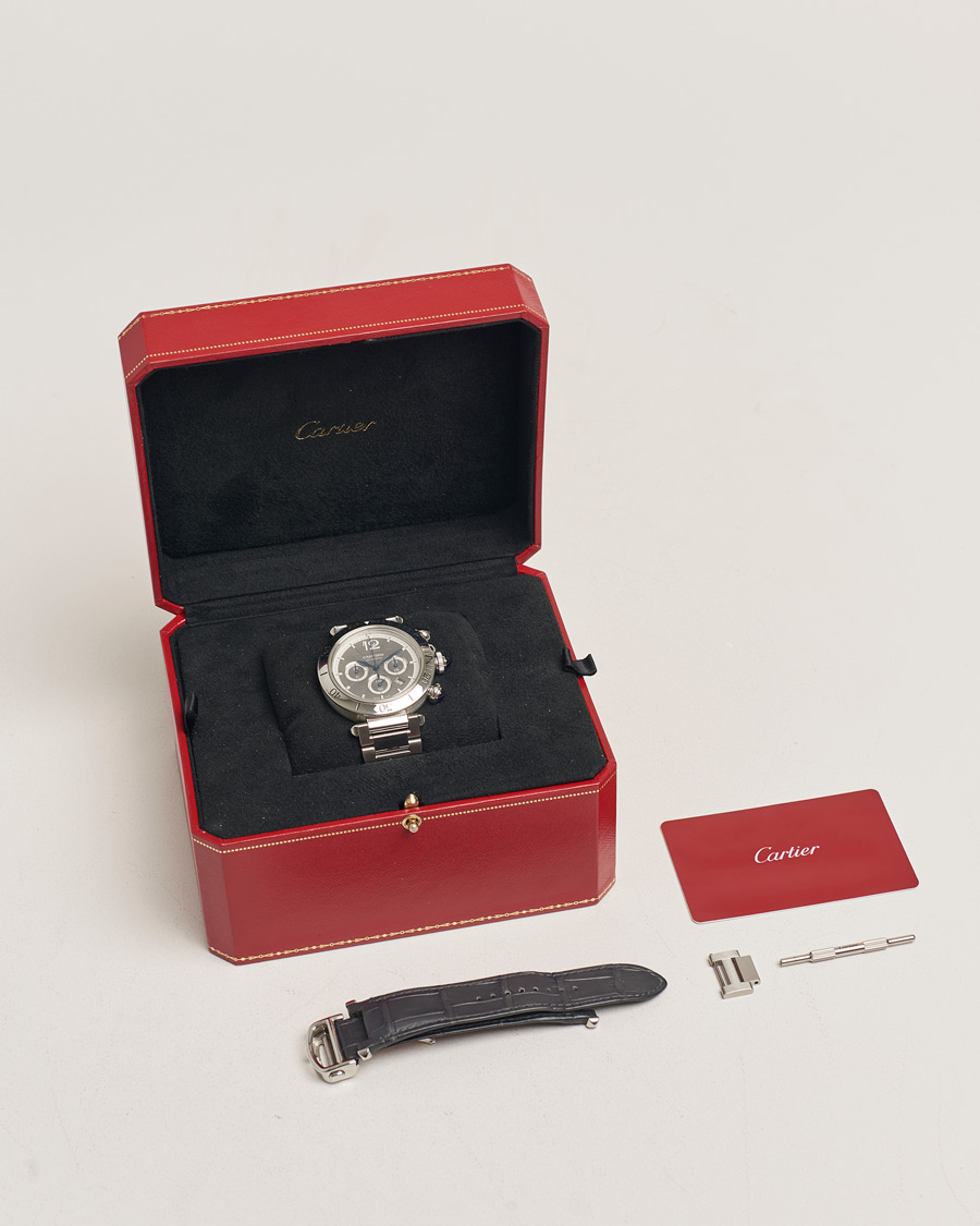 Men | Cartier Pre-Owned Pasha Chronograph | Cartier Pre-Owned | Pasha Chronograph