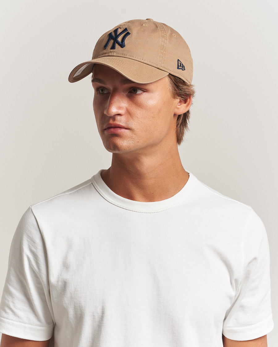 Men | Hats & Caps | New Era | New Era9Twenty Washed Cotton CapBeige New York Yankees
