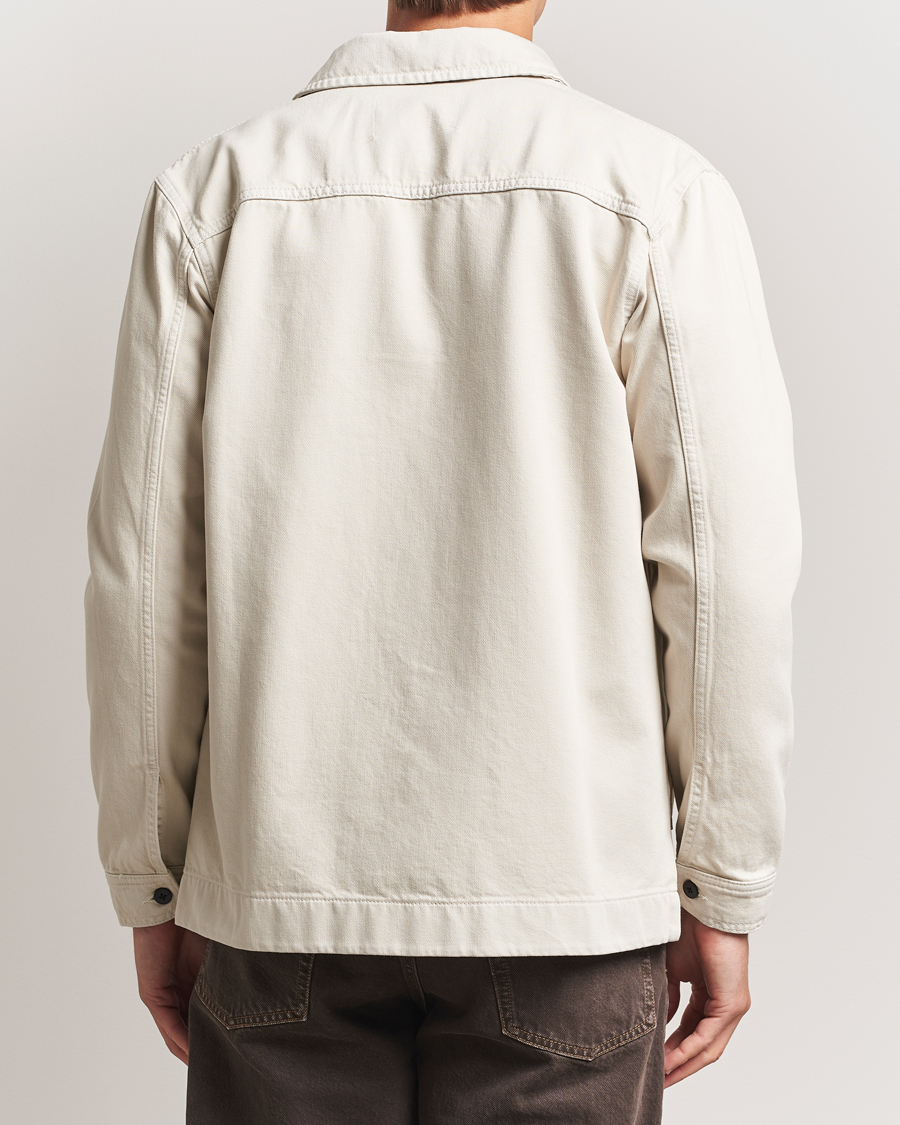 Men | Coats & Jackets | NN07 | Ollie Denim Shirt Jacket Ivory