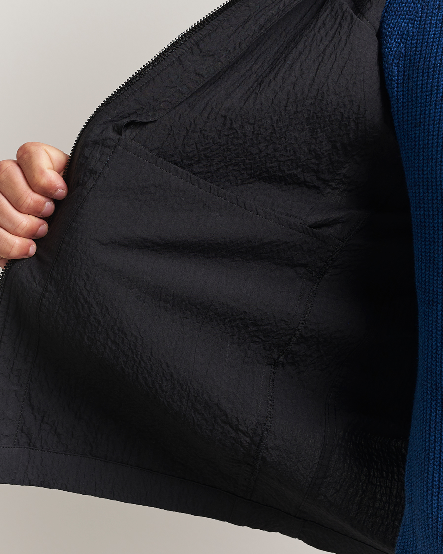 Men | Coats & Jackets | NN07 | Alban Seersucker Shirt Jacket Black
