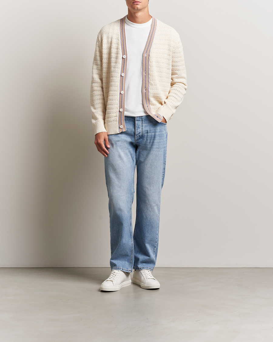 Men | Sweaters & Knitwear | NN07 | Josh Knitted Cardigan Ivory