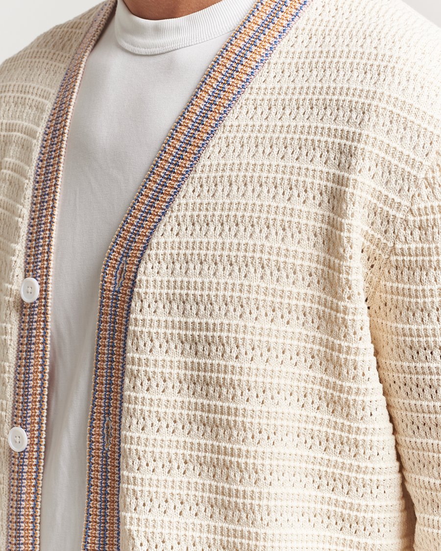 Men | Sweaters & Knitwear | NN07 | Josh Knitted Cardigan Ivory