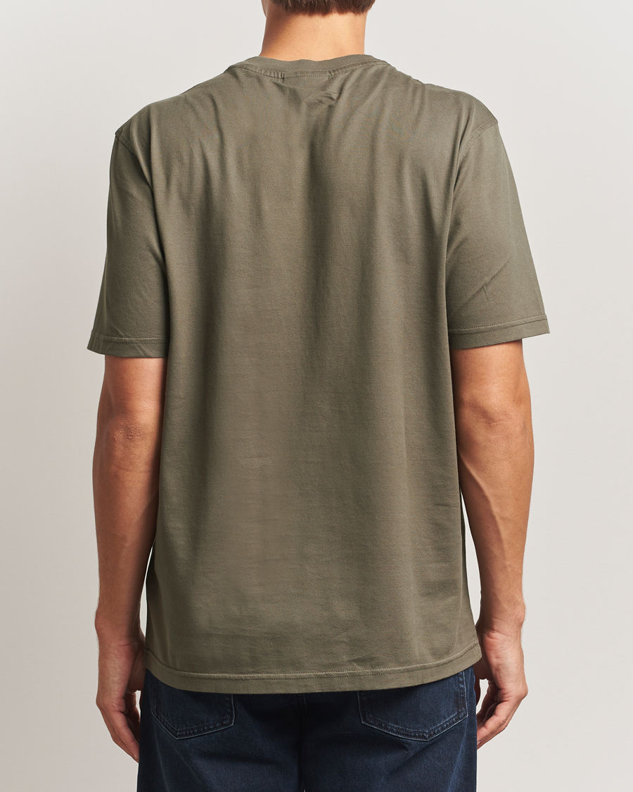Men | T-Shirts | NN07 | Abel Logo Crew Neck T-Shirt Capers Green