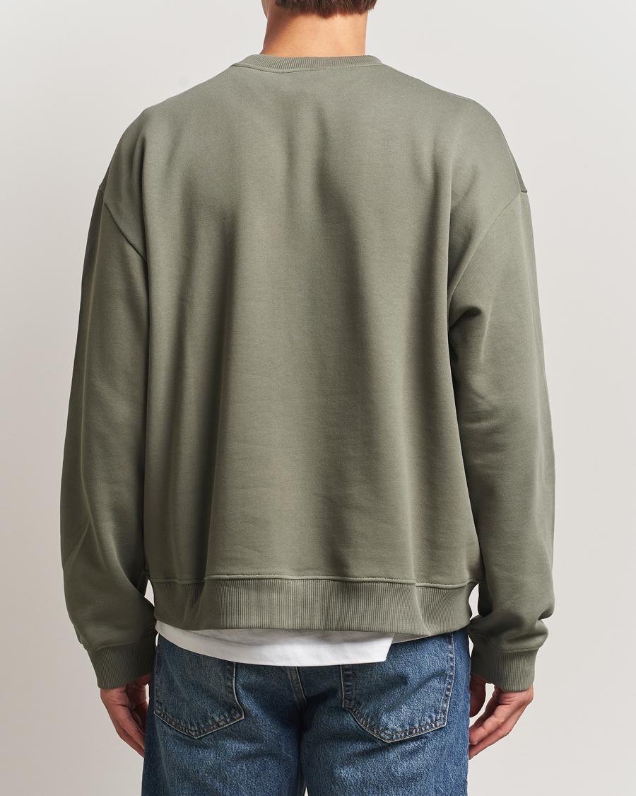 Men | Sweaters & Knitwear | NN07 | Dagon Crew Neck Sweatshirt Capers Green