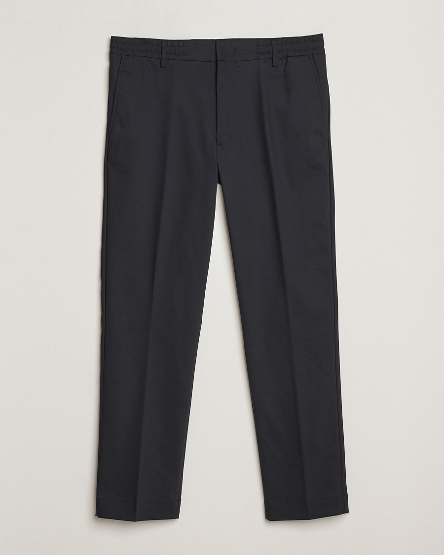 Men | Trousers | NN07 | Baker Cotton Drawstring Trousers Navy