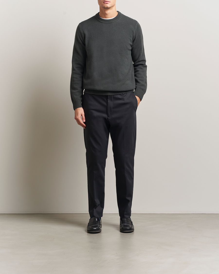 Men | Trousers | NN07 | Baker Cotton Drawstring Trousers Navy