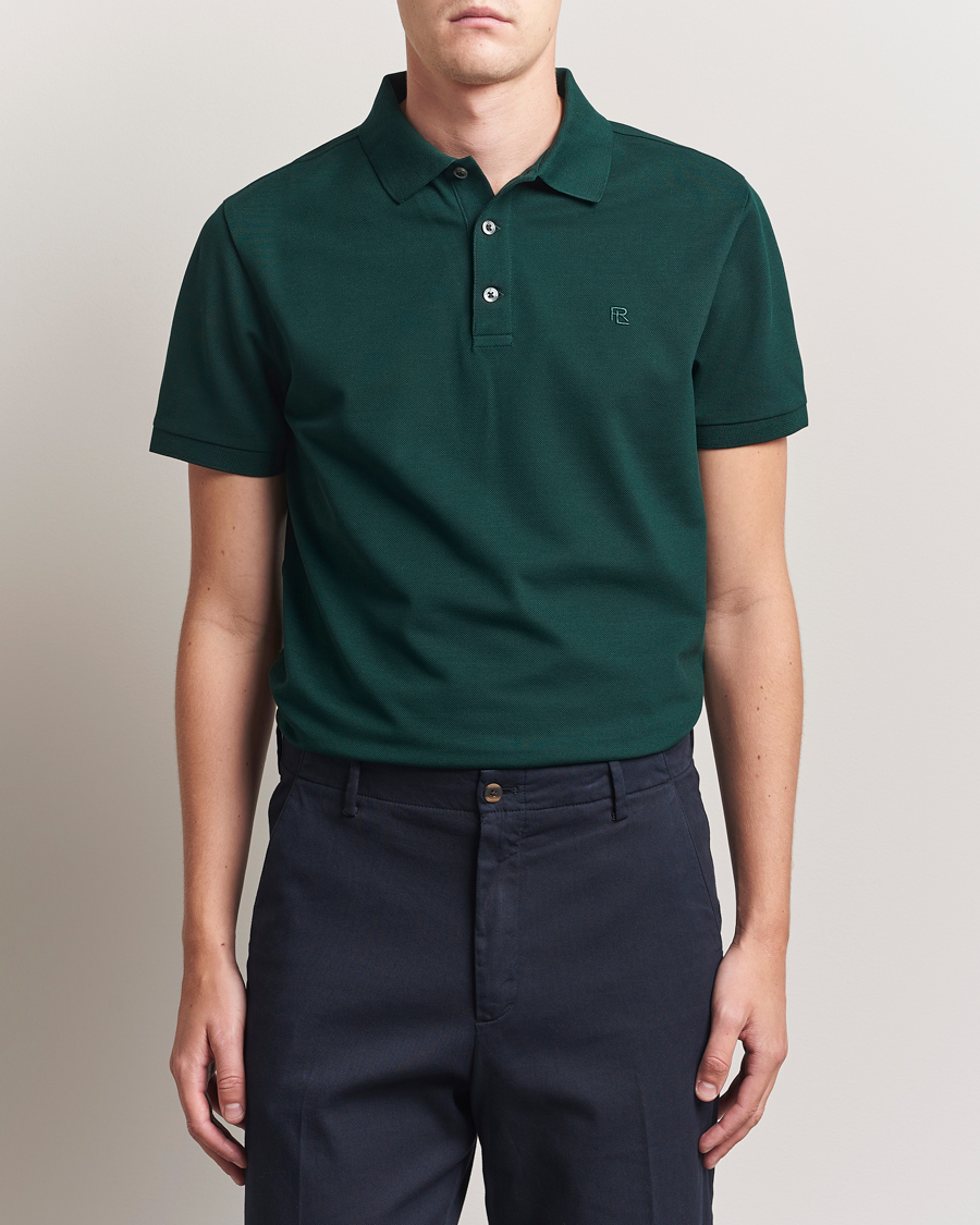 Men | Polo Shirts | Ralph Lauren Purple Label | Short Sleeve Polo Moss Agate