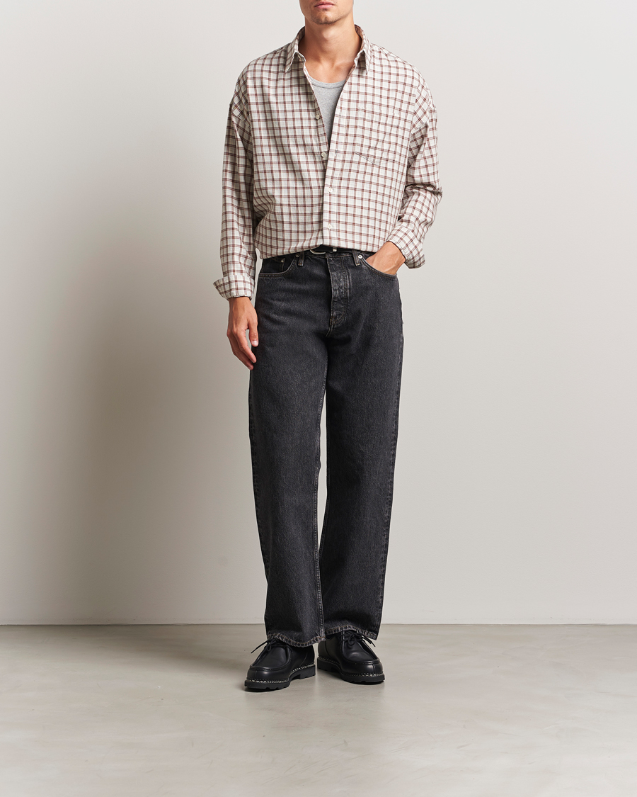 Men | Shirts | Sunflower | Stable Shirt Brown Check