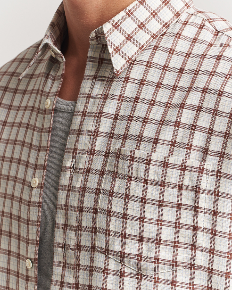 Men | Shirts | Sunflower | Stable Shirt Brown Check