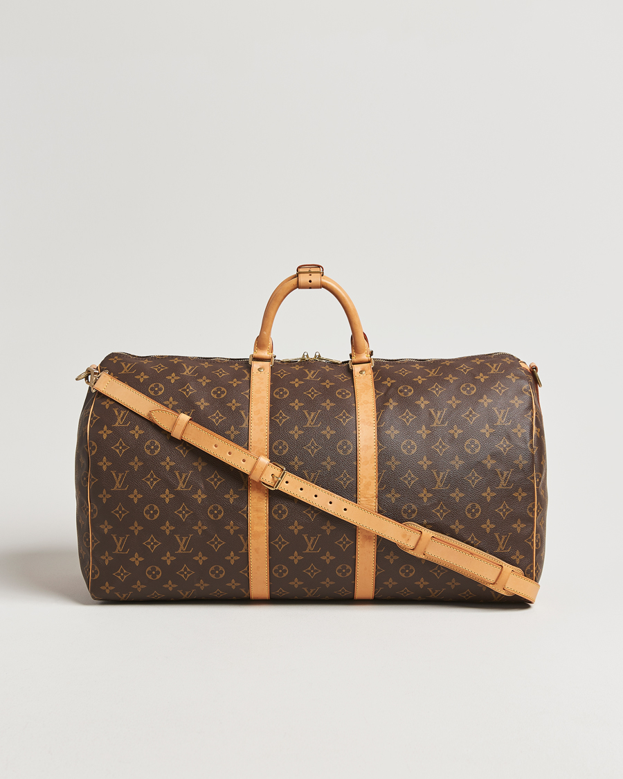 Men | Louis Vuitton Pre-Owned Keepall Bandoulière 55 Monogram | Louis Vuitton Pre-Owned | Keepall Bandoulière 55 Monogram