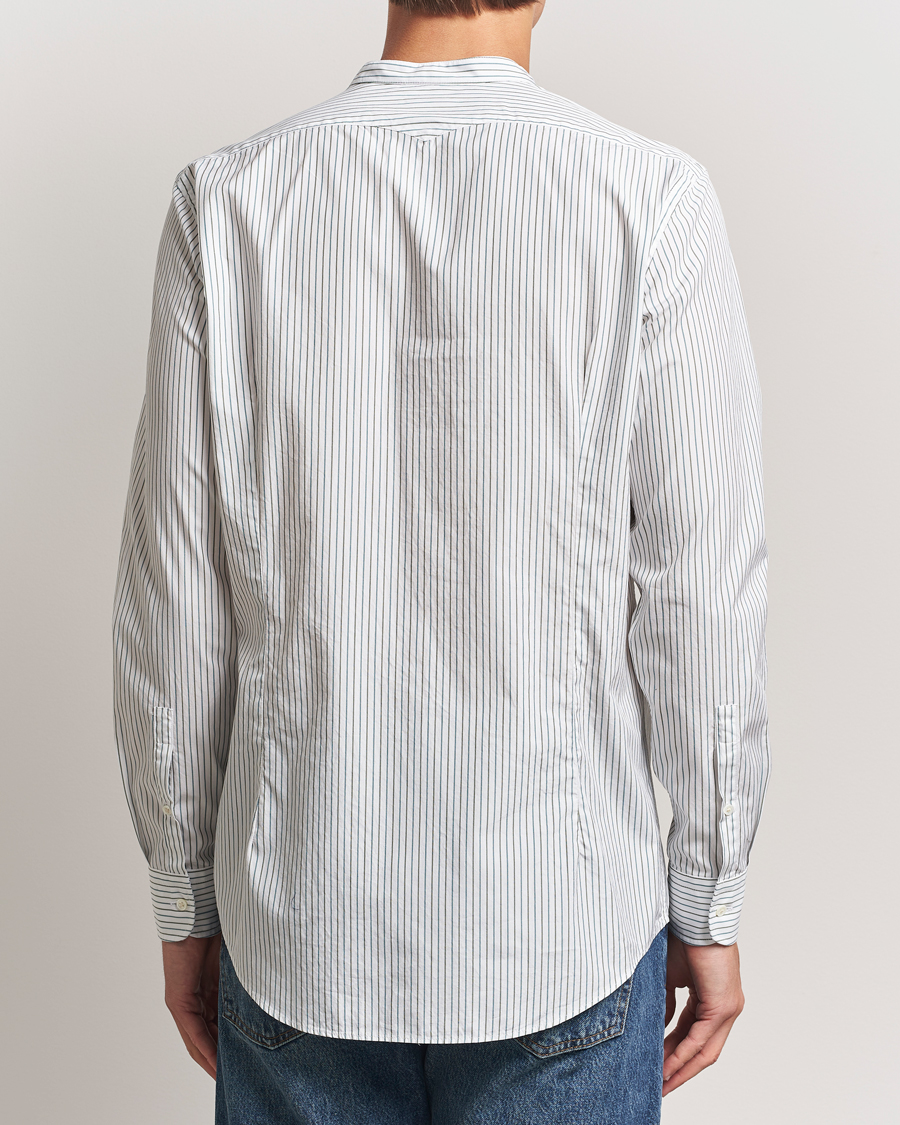 Men | Shirts | Massimo Alba | Noto Guru Collar Shirt White/Green