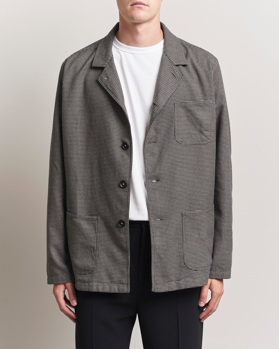 Men | Coats & Jackets | Massimo Alba | Florida Peach Cotton Shirt Jacket Smoke