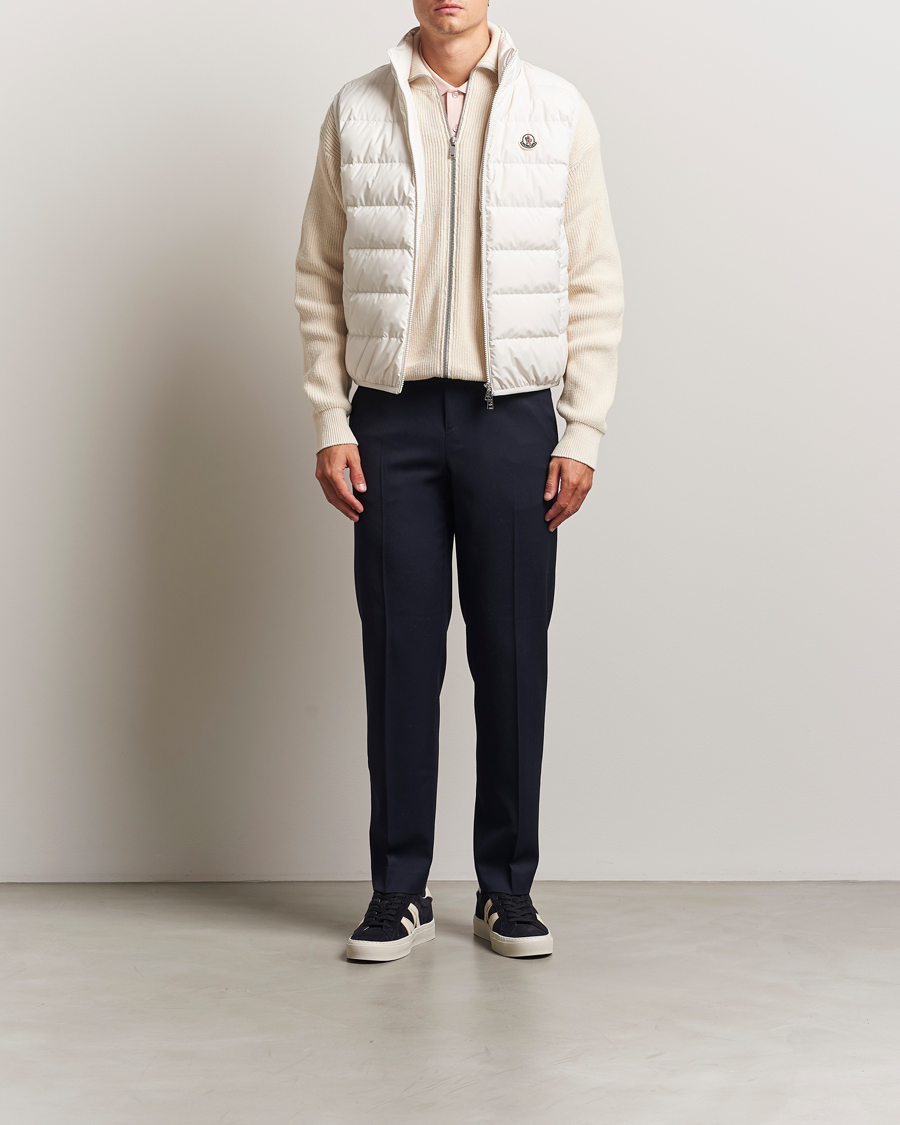 Men | Gilets | Moncler | Contrin Down Vest Off White