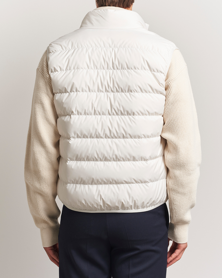 Men | Gilets | Moncler | Contrin Down Vest Off White