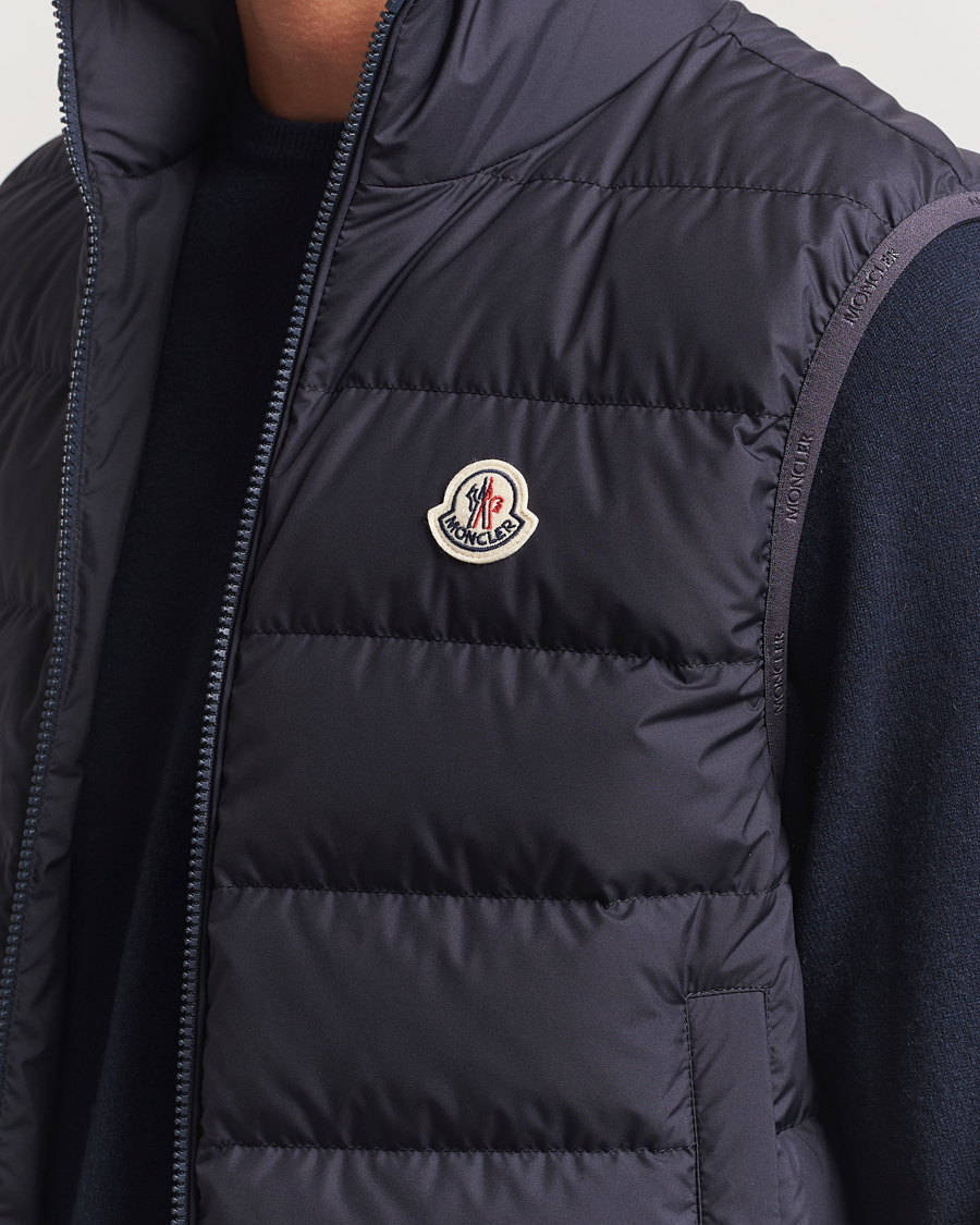Men | Gilets | Moncler | Contrin Down Vest Navy