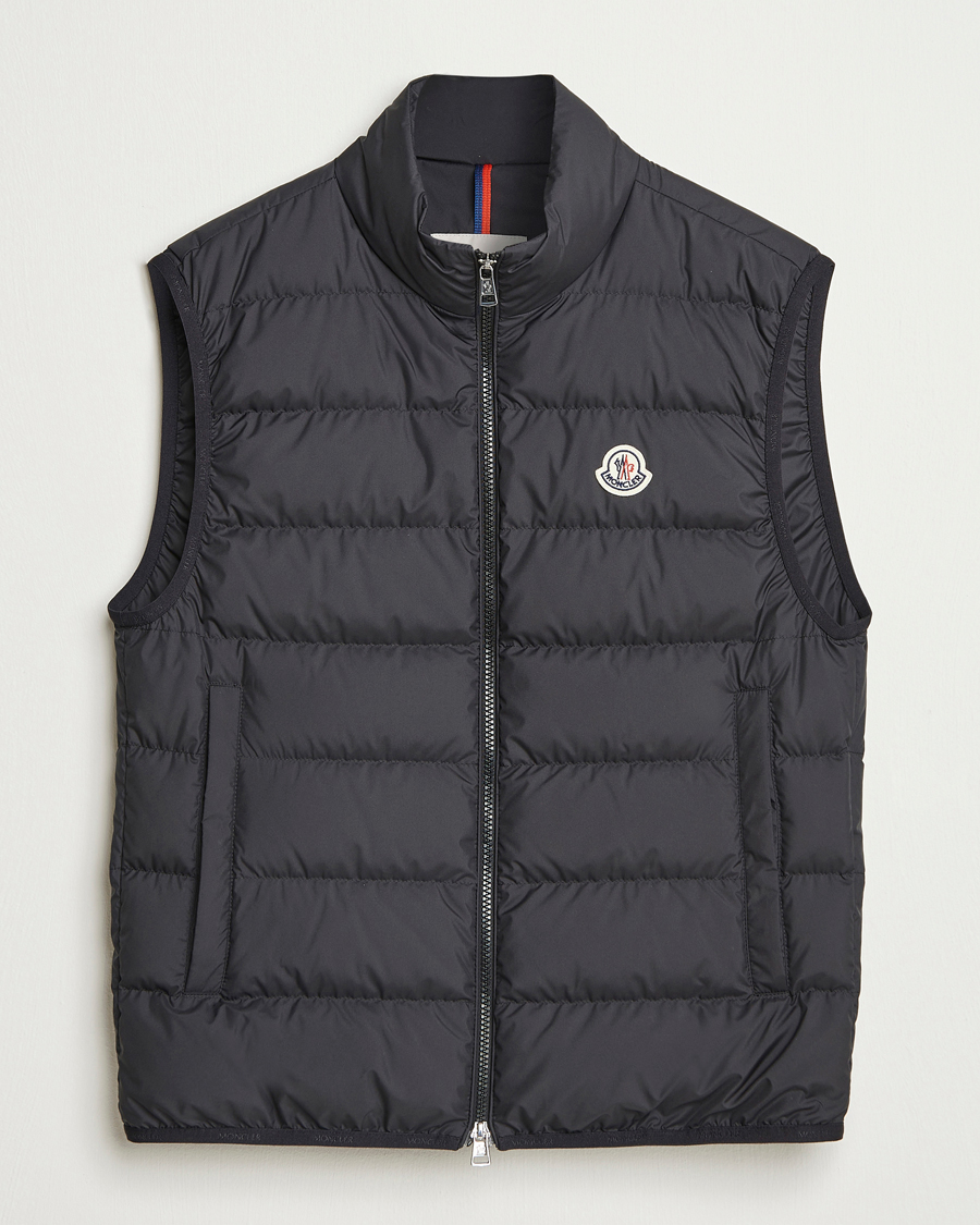 Men | Coats & Jackets | Moncler | Contrin Down Vest Black