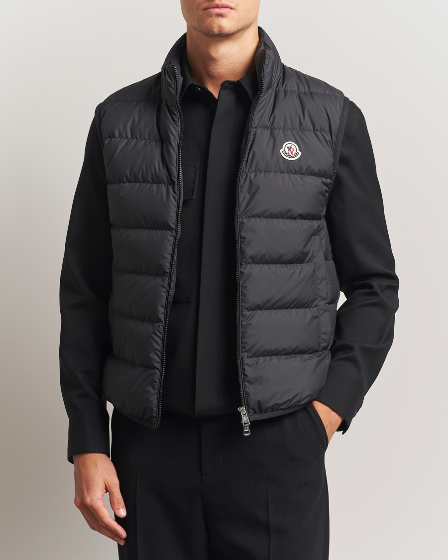 Men | Coats & Jackets | Moncler | Contrin Down Vest Black