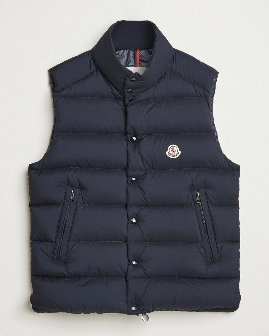 Men | Coats & Jackets | Moncler | Tibb Matte Down Vest Navy