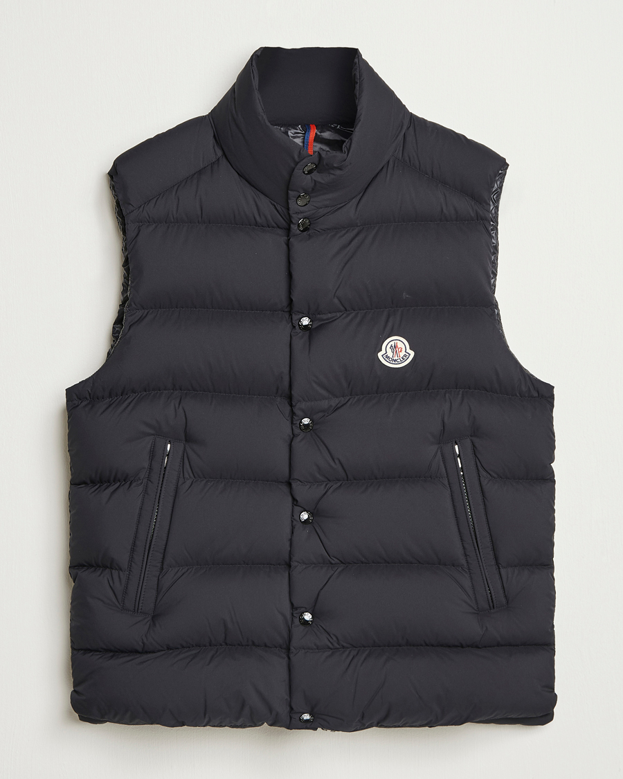 Men | Gilets | Moncler | Tibb Matte Down Vest Black