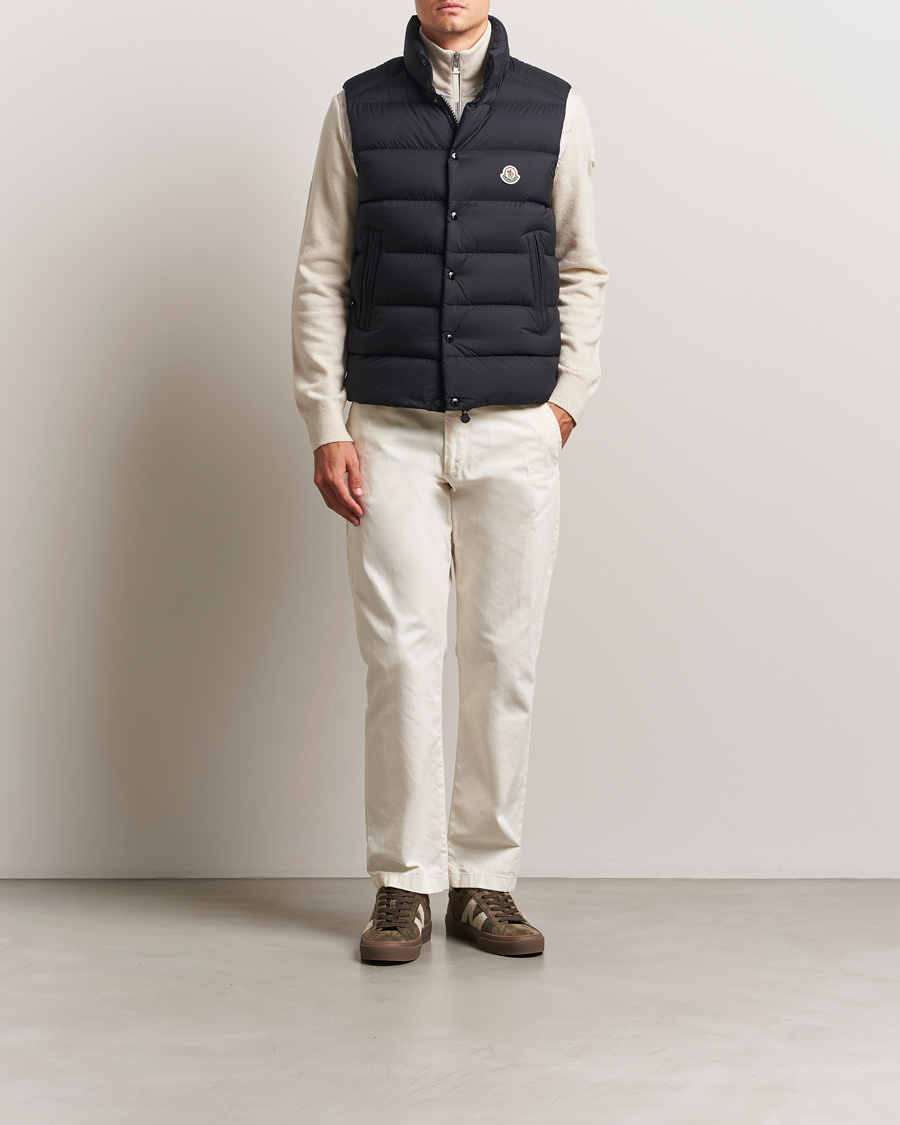 Men | Gilets | Moncler | Tibb Matte Down Vest Black