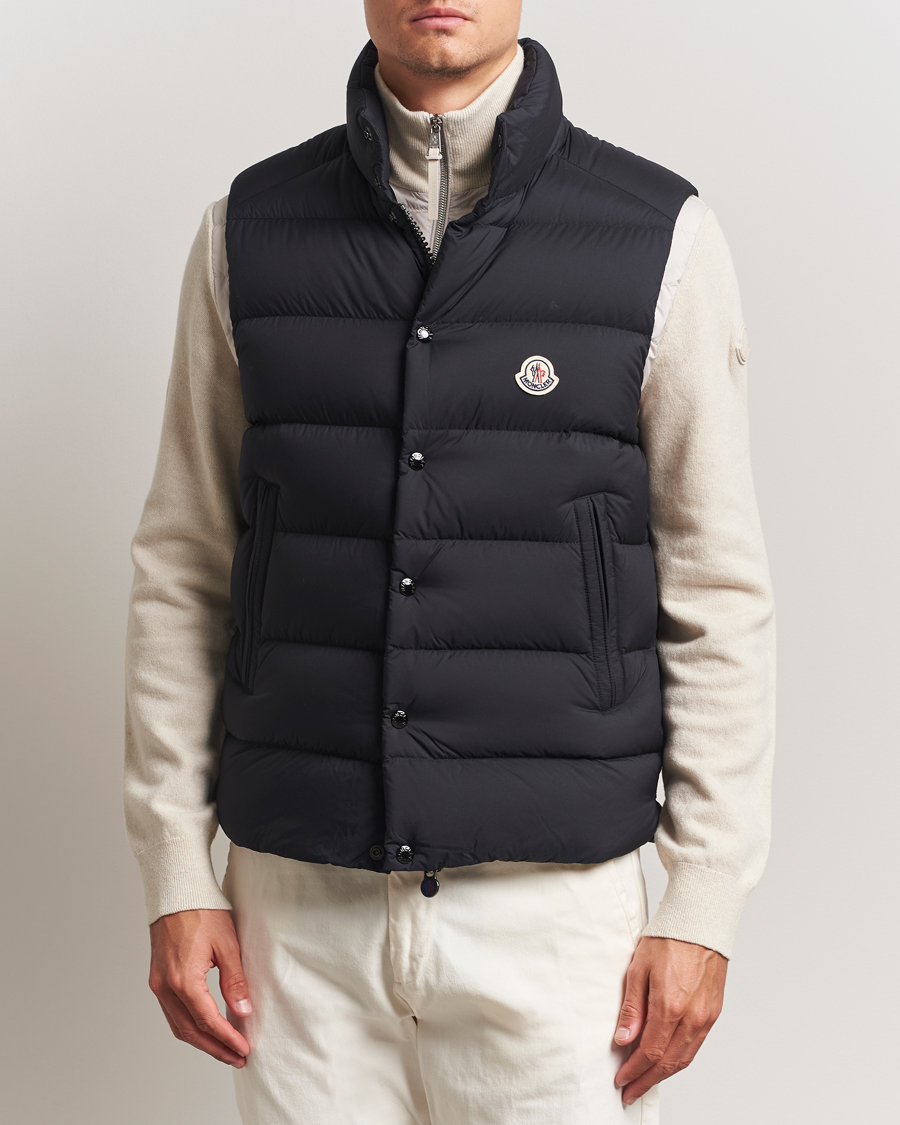 Men | Gilets | Moncler | Tibb Matte Down Vest Black