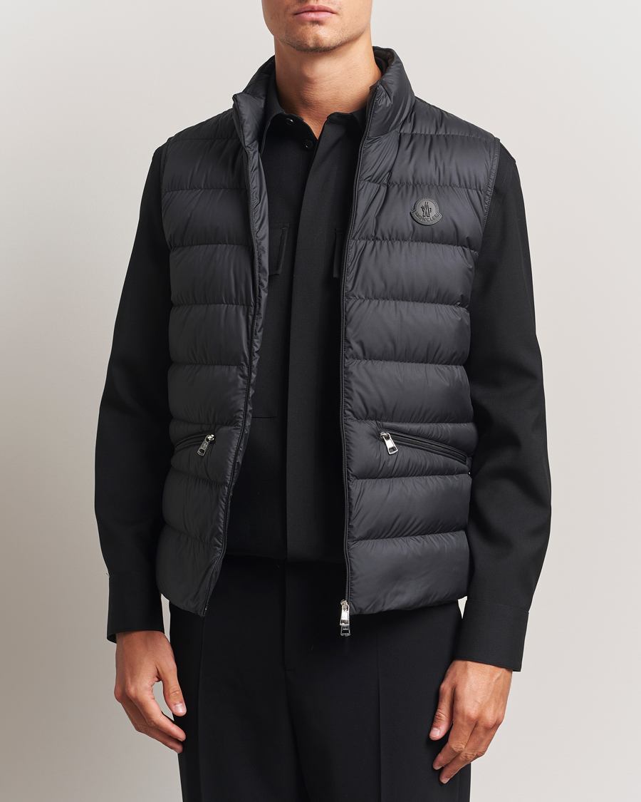 Men | Coats & Jackets | Moncler | Treompan Down Vest Black