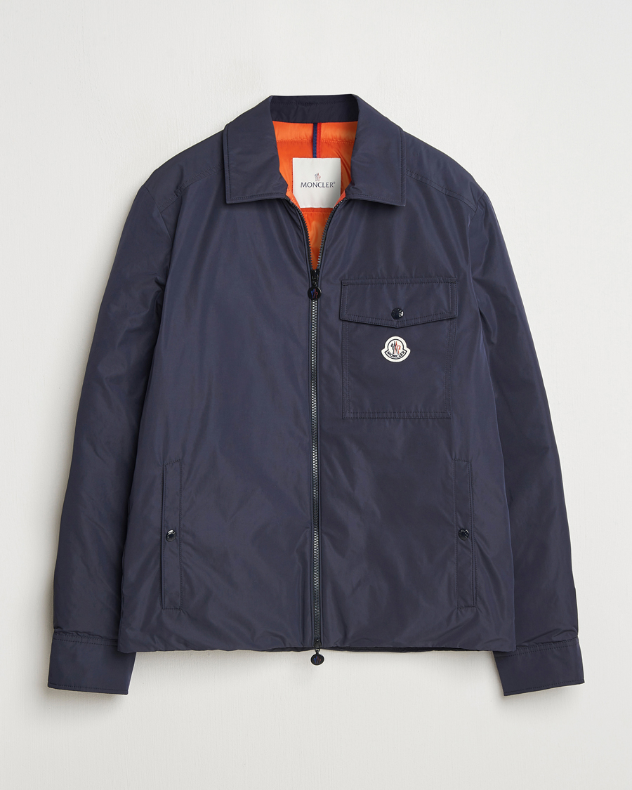 Men | Coats & Jackets | Moncler | Vigeon Shirt Jacket Navy