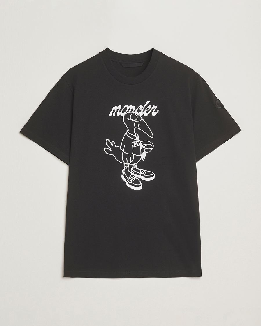 Men | T-Shirts | Moncler | Printed T-Shirt Black