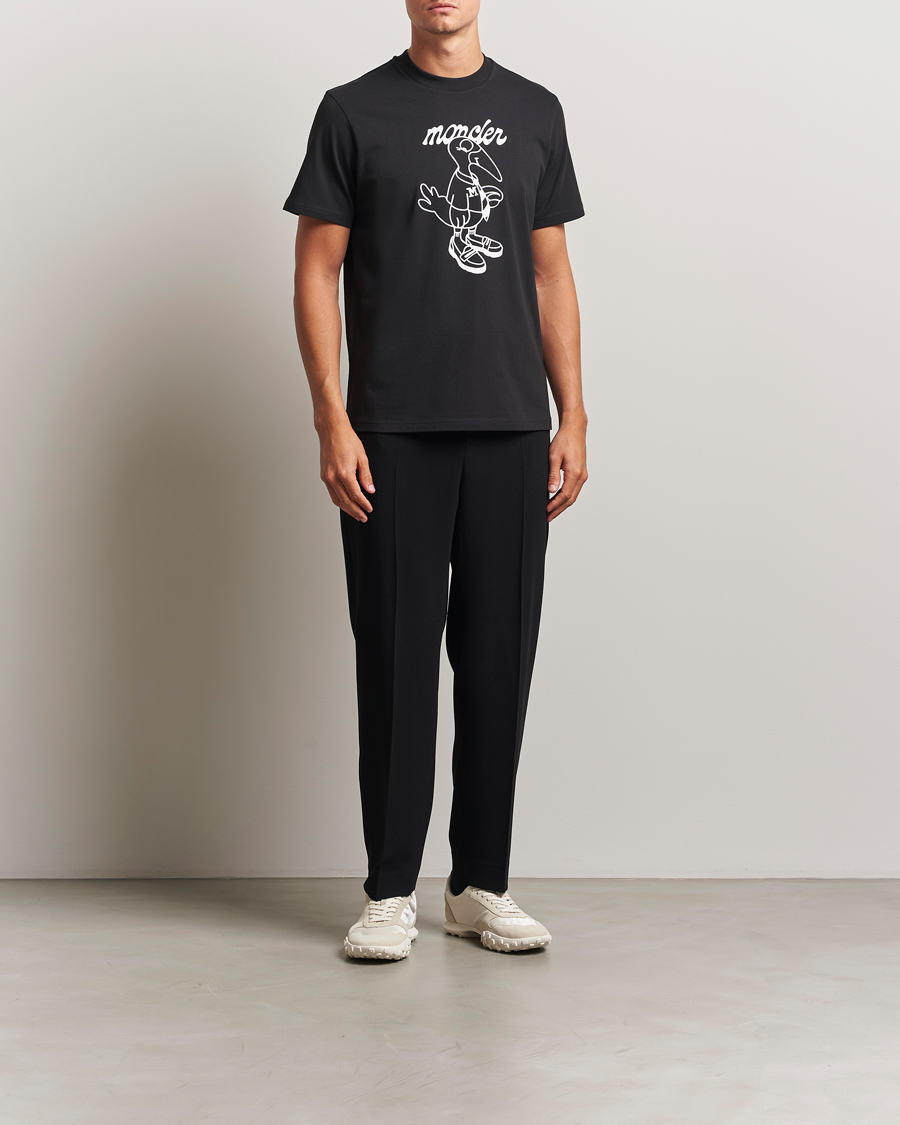Men | T-Shirts | Moncler | Printed T-Shirt Black