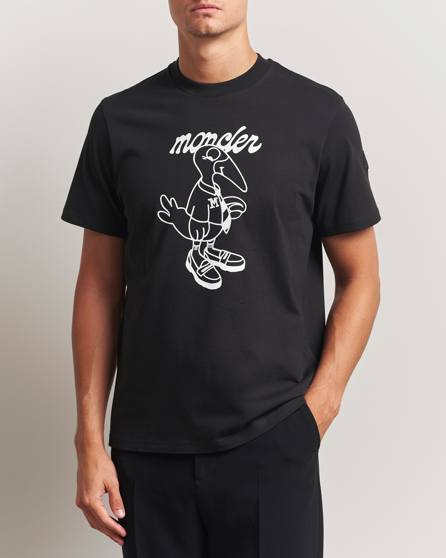 Men | T-Shirts | Moncler | Printed T-Shirt Black