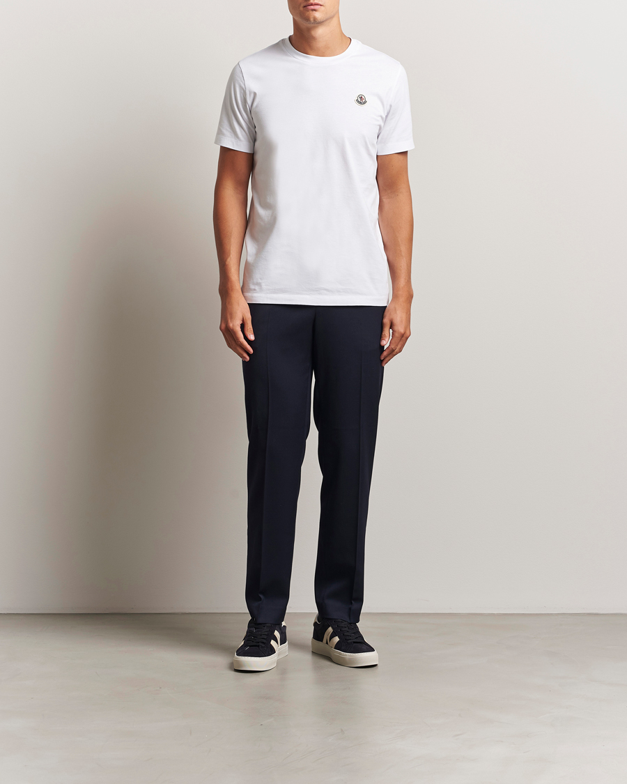 Men | T-Shirts | Moncler | 3-Pack Logo T-Shirt White