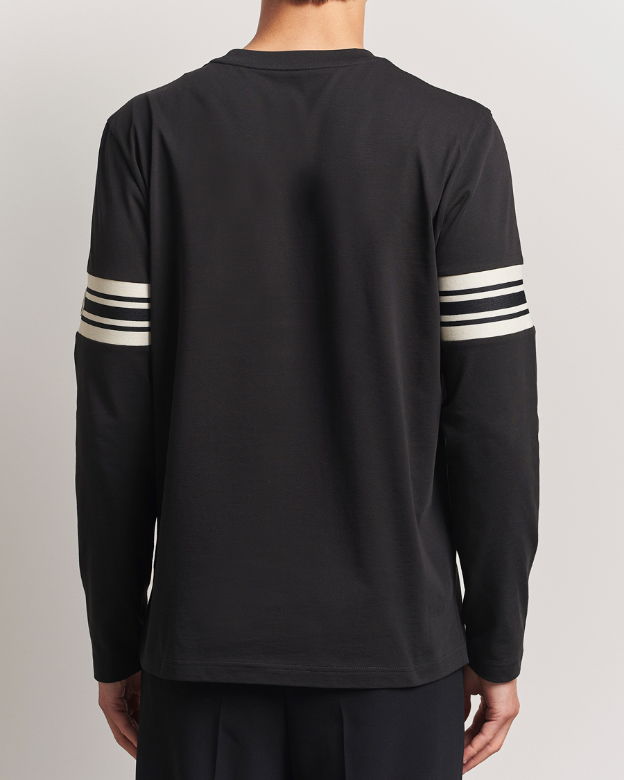 Men | T-Shirts | Moncler | Archive Logo Long Sleeve T-Shirt Black