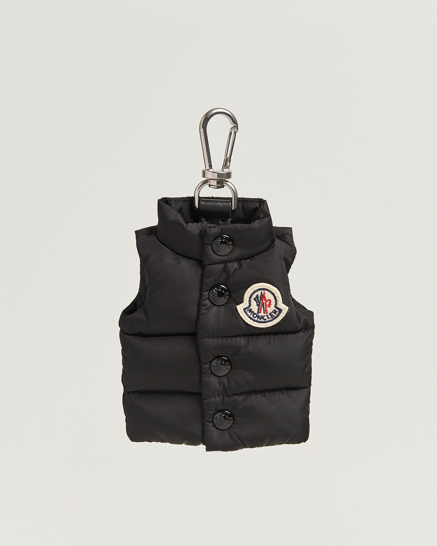 Men | Keychains | Moncler | Mini Vest Key Ring Black