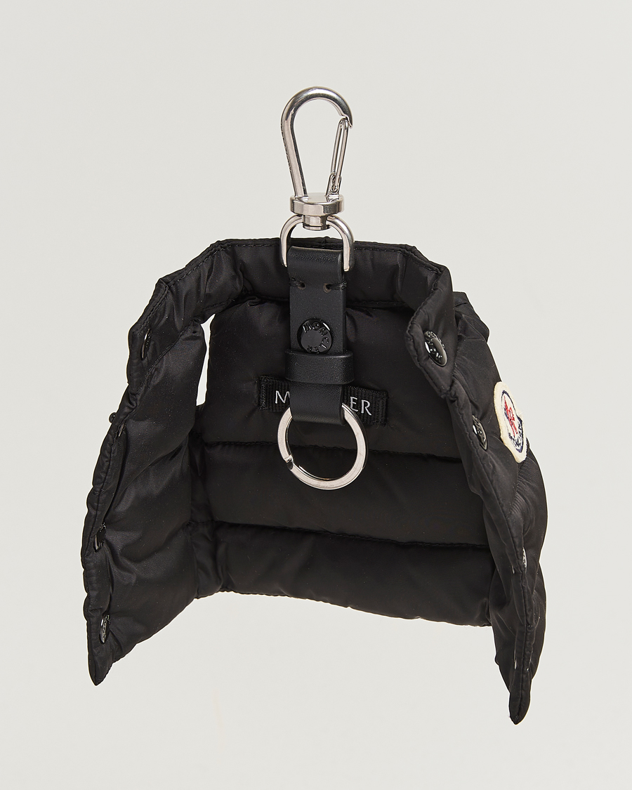 Men | Keychains | Moncler | Down Vest Key Ring Black