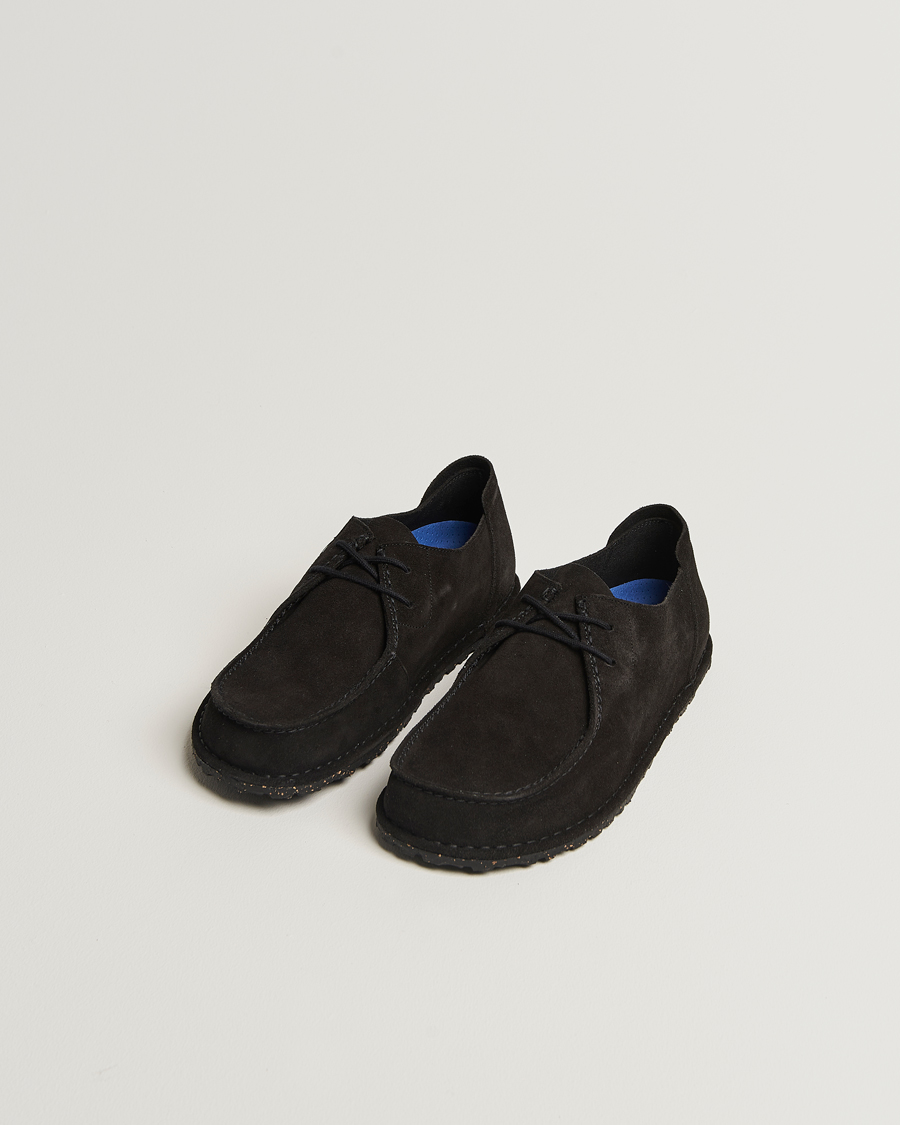 Men | Loafers | BIRKENSTOCK | Utti Lace Suede Loafer Black