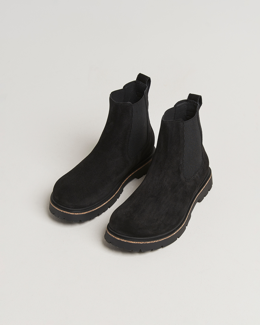 Men | Boots | BIRKENSTOCK | Highwood Suede Chelsea Boot Black