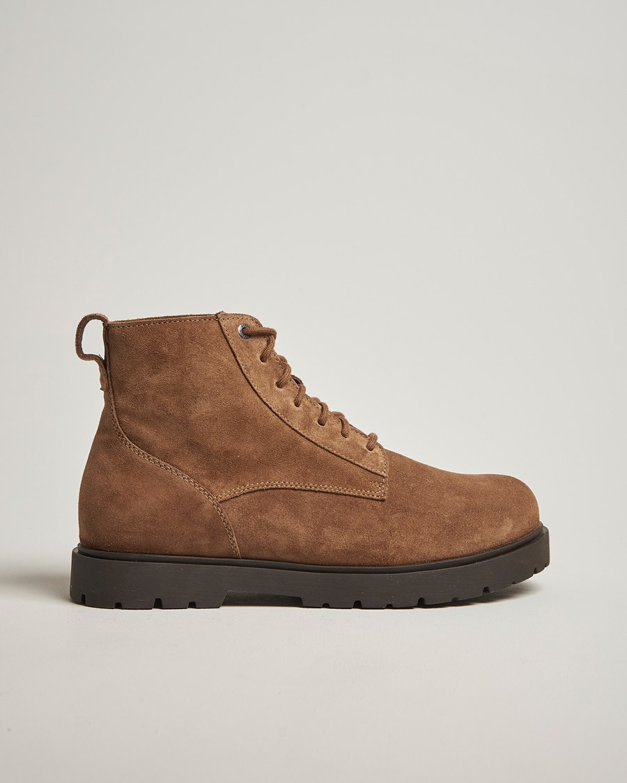 Men | Boots | BIRKENSTOCK | Highwood Suede Lace Boot Dark Tea